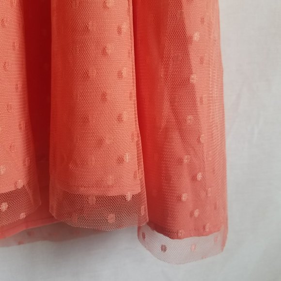 Puff Sleeve Polka Dot Tulle Maxi Dress Size 3X - Picture 13 of 16